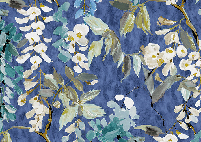 Wisteria, Marine - Made to Measure Curtains - Image 9